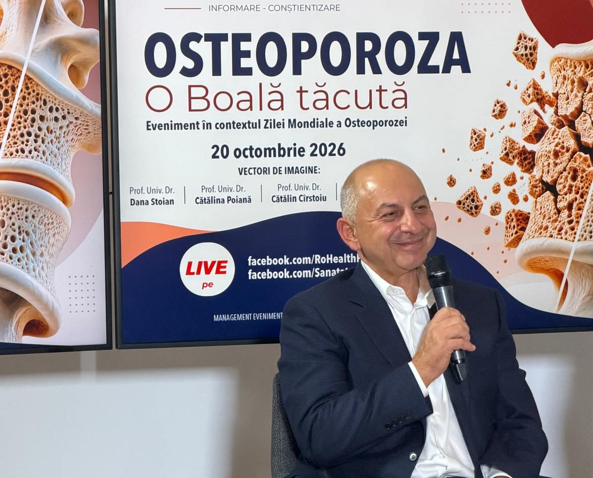 Prof. univ. dr. Cătălin Cîrstoiu: Prevenția ar fi lucrul cel mai potrivit pentru a evita o încărcare suplimentară a sistemului de sănătate cu aceste costuri prevenibile și predictibile