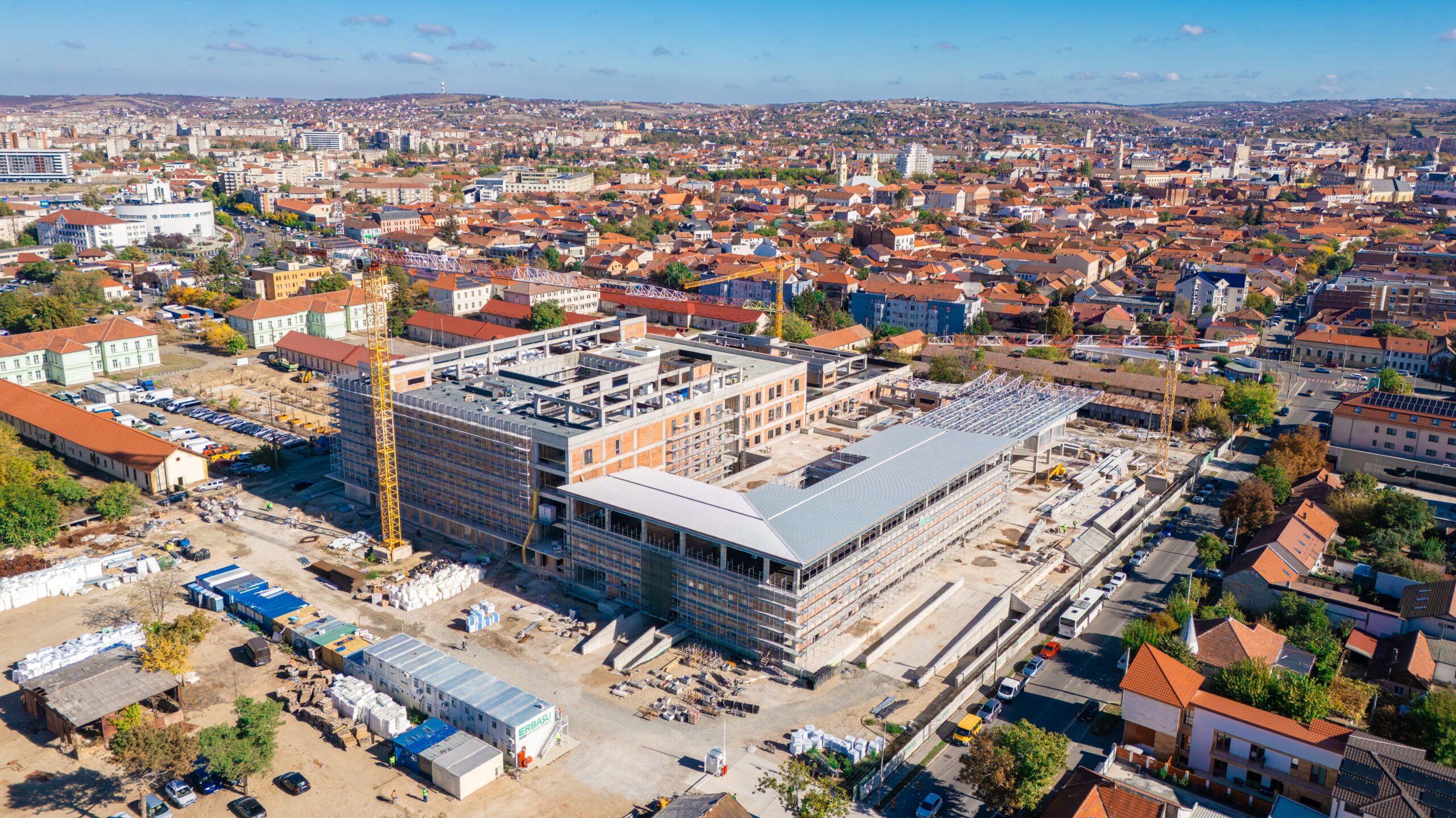 Lucrările la noul Spital de Boli Infecțioase și Pneumologie din Oradea au ajuns la un stadiu de execuție de 55%