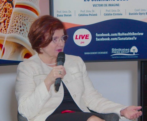 Președinta CMR: Prevenția osteoporozei începe încă din copilărie pentru că în această perioadă, de adolescență și de adult tânăr câștigăm masa osoasă