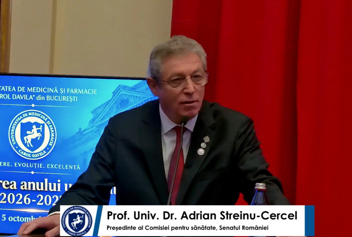 Prof. univ. dr. Adrian Streinu-Cercel, către studenții la Medicină: Veți folosi computerele cuantice în diagnostic și, respectiv, în terapie